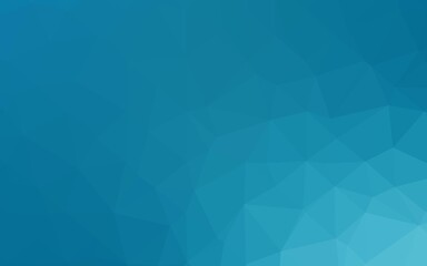 Light BLUE vector abstract mosaic background.