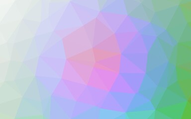 Light Multicolor, Rainbow vector polygonal template.