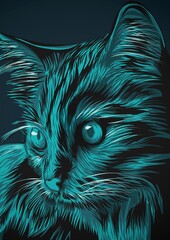 cat illustration art