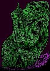 green gorilla