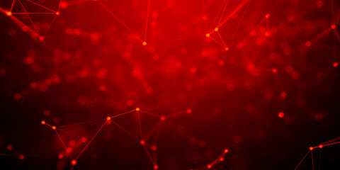Luxury Modern Bokeh Background with Shiny spot on Dark Red Background. Red bokeh abstract...