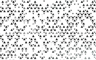 Light Black vector template with crystals, triangles.