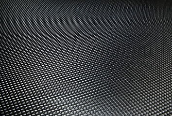 Metallic background with dot pattern. Industrial, abstract background. Metal grid wicker texture,Steel texture, Pattern of dots, dotted lines, Monochrome backdrop, design element to create backgrounds
