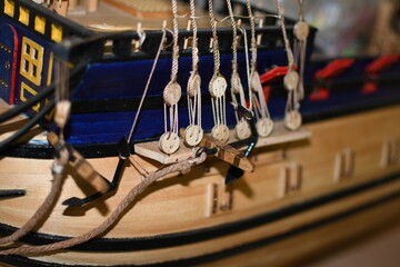 Wooden ship part