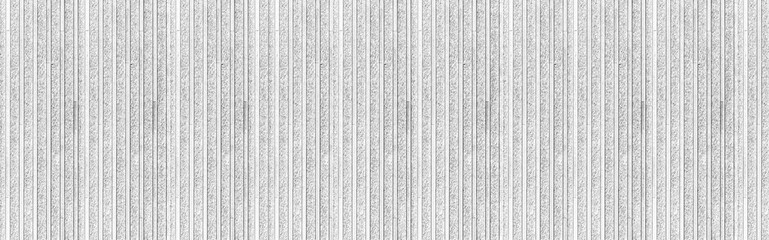 Panorama of Modern white stone wall with stripes texture and seamless background