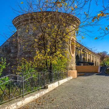 Khadzhibey fortress quarantine arcade in Odessa, Ukraine
