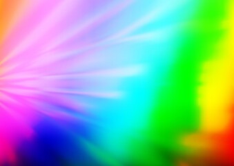 Fototapeta premium Light Multicolor, Rainbow vector abstract blurred background.