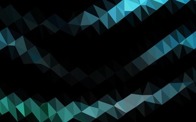 Light BLUE vector abstract mosaic backdrop.