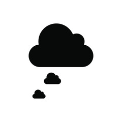 Think bubble isolated on white background. Trendy think bubble in flat style. Modern template for social network and label