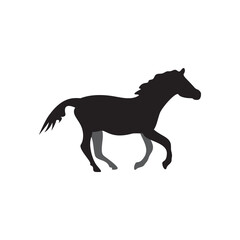 Obraz na płótnie Canvas Horse icon illustration design template vector isolated
