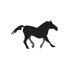 Fototapeta na wymiar Horse icon illustration design template vector isolated