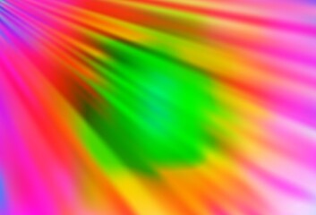 Light Multicolor, Rainbow vector background with straight lines.