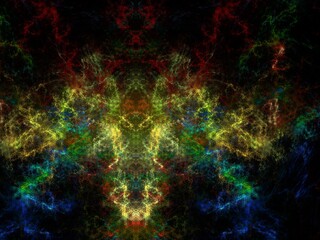 Imaginatory fractal background Image