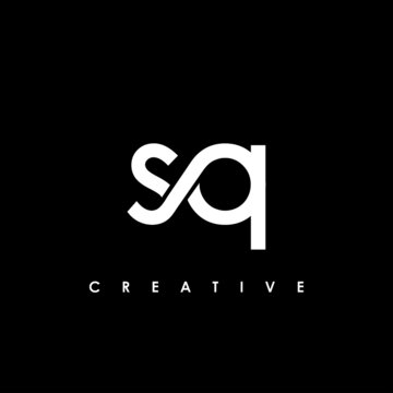 SQ Letter Initial Logo Design Template Vector Illustration	
