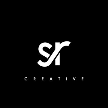 SR Letter Initial Logo Design Template Vector Illustration	
