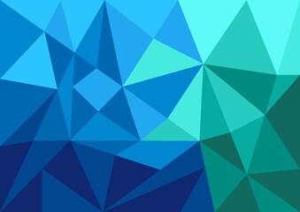 Light BLUE vector blurry triangle texture. A vague abstract illustration with gradient. Completely new design for your business.