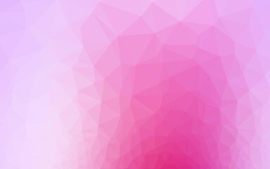 Light Pink, Blue vector polygonal pattern.
