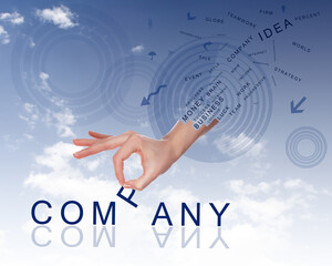 Business concept with words