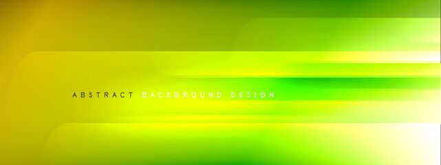 Motion concept neon shiny lines on liquid color gradients abstract backgrounds. Dynamic shadows and lights templates for text