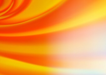 Light Orange vector bokeh pattern.