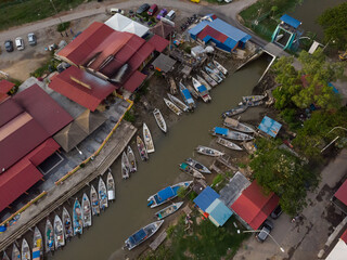 Aerial view of Crystal Bay, Malacca