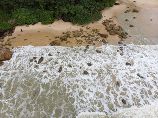 Damai beach aerial view