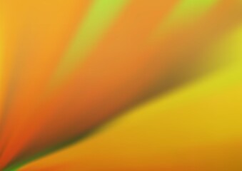 Light Green, Yellow vector blurred shine abstract background.