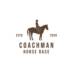 Coachman Logo design Vector