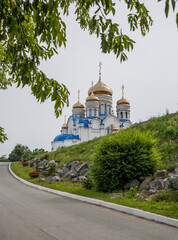 Beautiful Christian church in Nahodka, Primorsky Krai, Russia