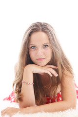 Dispirited teenage girl Dispirited teenage girl 