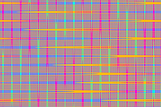 checkered Texture cyan blue orange pink background Illustration Abstract hypnotics psychadelic multi colored texture