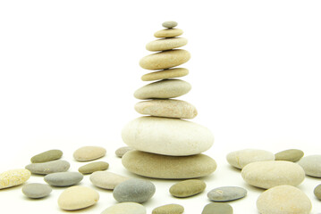 stack of balanced stones 