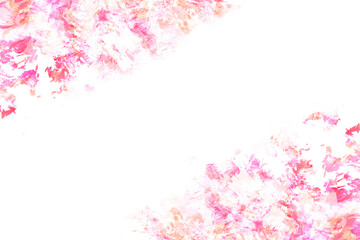 春のイメージ　ピンクのブラシタッチの背景
