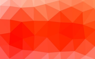 Obraz premium Light Red vector low poly texture.