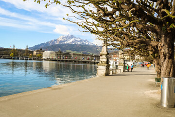 Lucerne is a city in central Switzerland, in the German-speaking portion of the country