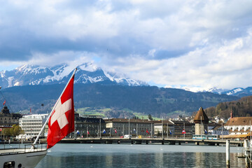 Lucerne is a city in central Switzerland, in the German-speaking portion of the country