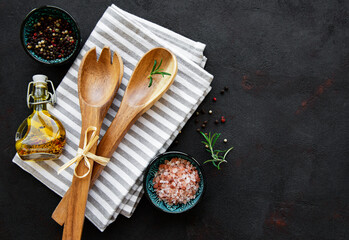 Old vintage kitchen utensils