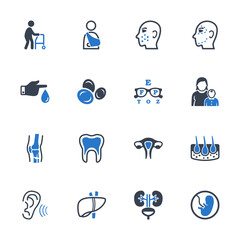 Medical specialties icons - Set 1