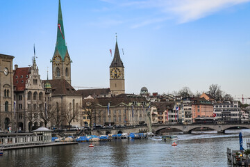 Fototapeta na wymiar the beautiful city of Zurich