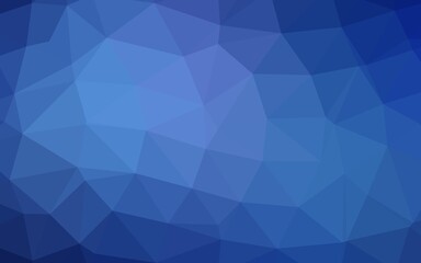 Obraz premium Light BLUE vector polygonal template.
