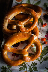 Some fresh baked pretzels