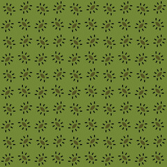 Vector seamless pattern texture background with geometric shapes, colored in green, black colors.