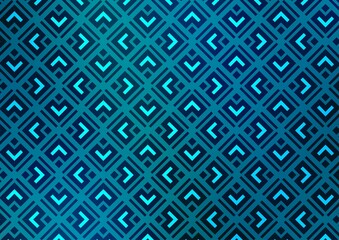 Light BLUE vector texture with lines, rhombuses.