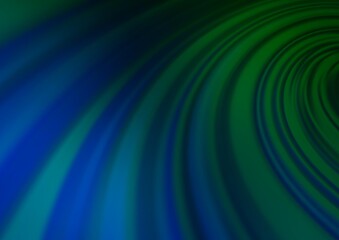 Dark Blue, Green vector abstract background.