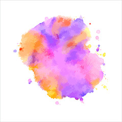 splashes of paint abstract watercolor background.Vector Eps10