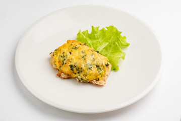 roasted chicken with cheese