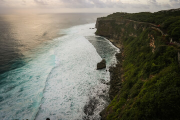 Scenic shot at Uluwatu Cliff