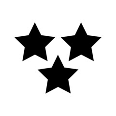 Stars rating icon set.of Gold star icons isolated on a blank background