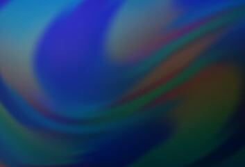 Dark BLUE vector blurred shine abstract texture.