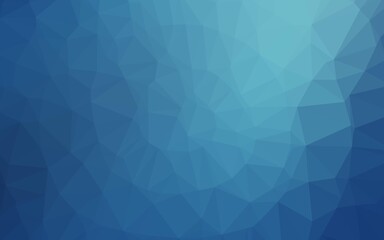 Fototapeta premium Light BLUE vector low poly layout.